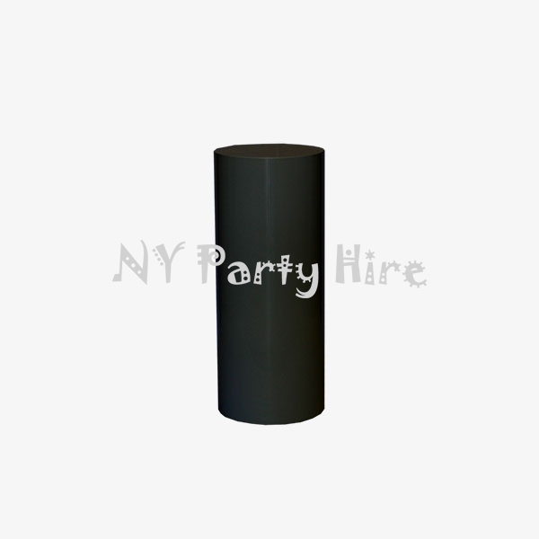 Black Round Plinth, Round Plinth, Black Plinth, Cylinder Black Plinth, Black Cylinder Plinth, Round Plinth