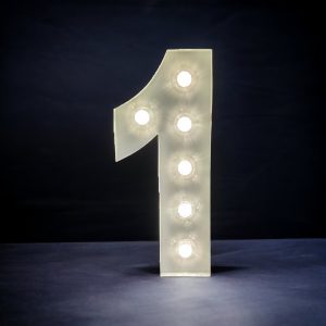 Marquee Lights, Marquee Numbers, Light Up Numbers