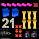 Glow items for hire, glow party hire