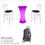 Cocktail Party Package, Bar Table Package, Cocktail Packages for hire
